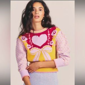 LoveShackFancy Emani Pullover Sweater